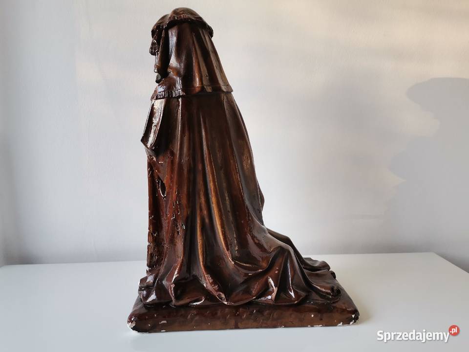 Stara duża przedwojenna figura figurka gipsowa Katowice