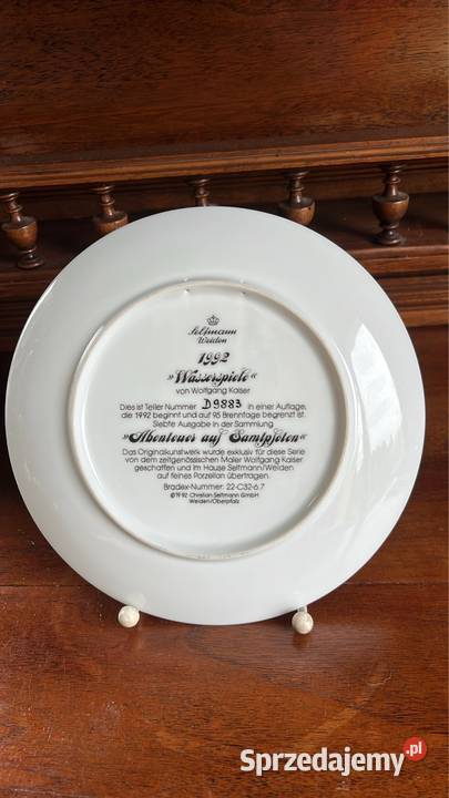 Talerz z kotami Seltmann Weiden 9883 Gdańsk sprzedam