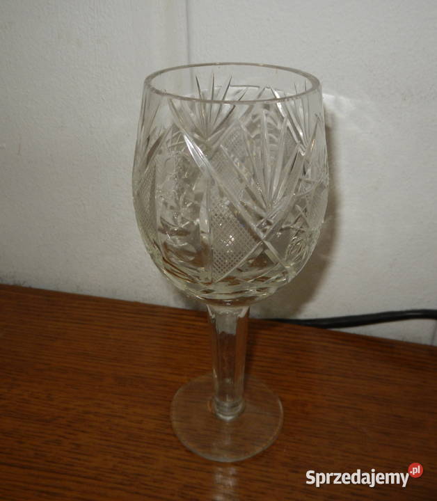 Kieliszki kryształowe komplet zestaw 6 PRL Pozostałe podkarpackie Leżajsk sprzedam