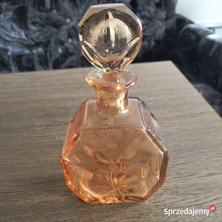 Karawka szkło stare prl Porcelana i szkło Młoszowa