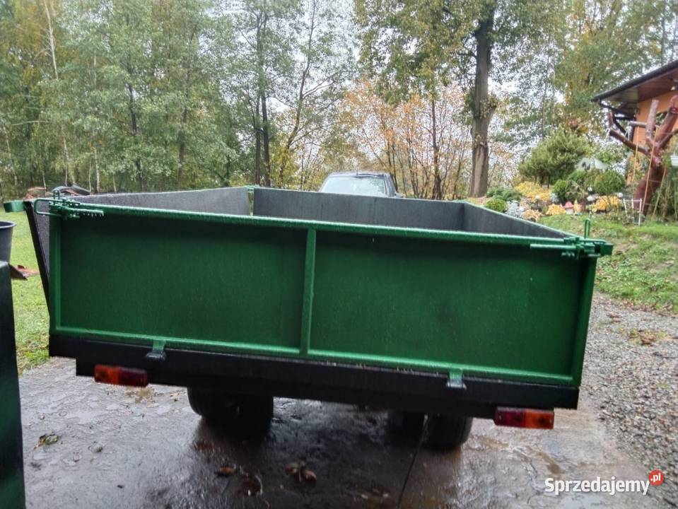 Przyczepa jednoosiowa z napędem Glinik sprzedam
