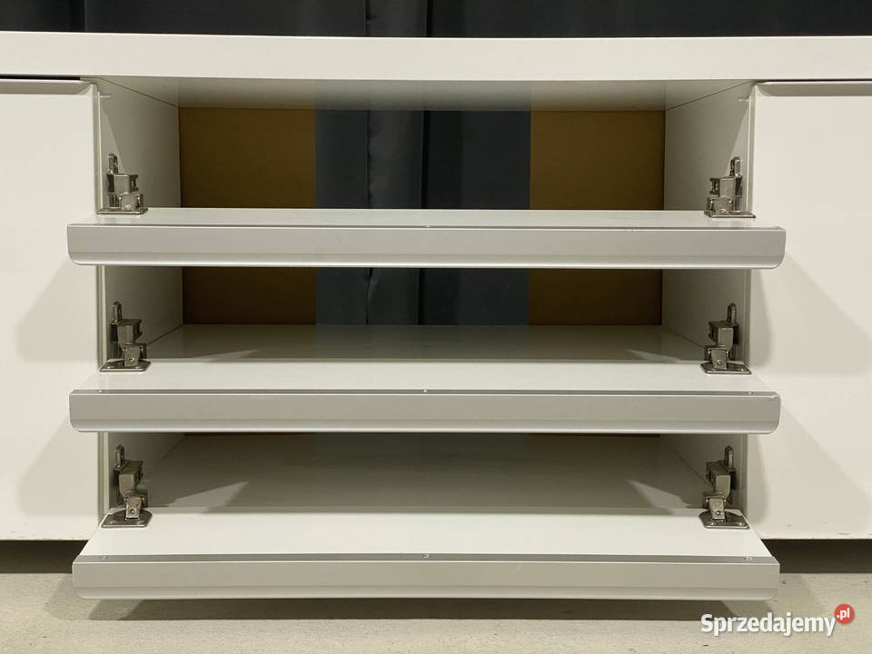 Biała szafka RTV sideboard komoda Budno sprzedam