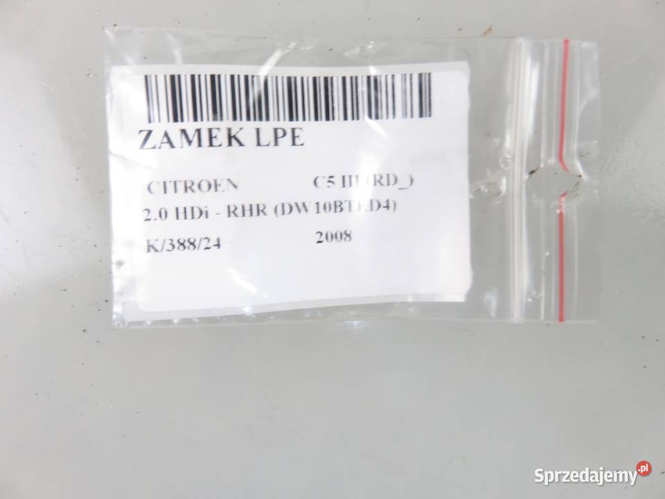 ZAMEK LEWY PRZEDNI CITROEN C5 III 6 PIN małopolskie sprzedam