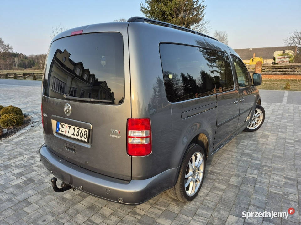 Volkswagen Caddy 16tdi MAXI 7 FOTELI pdc ładny Drelów