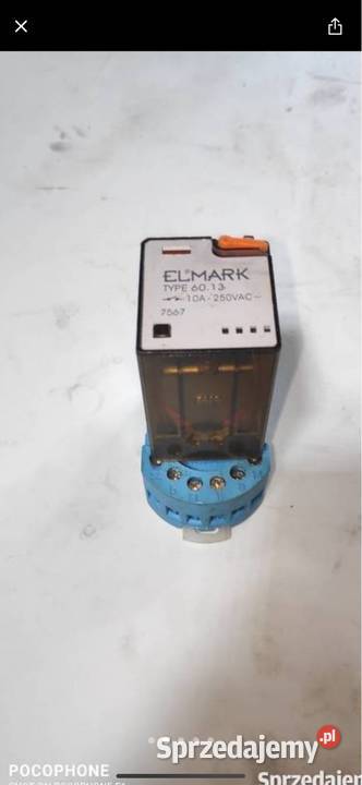 Przekaźnik firmy ELMARK typ 60133 z podstawą Biznes i Przemysł Gliwice sprzedam