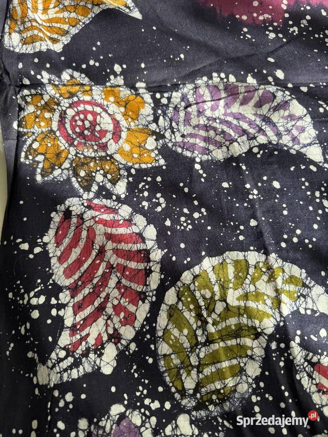 Sari tradycyjny batik ze Sri Lanki z cieniutkiej Katowice sprzedam