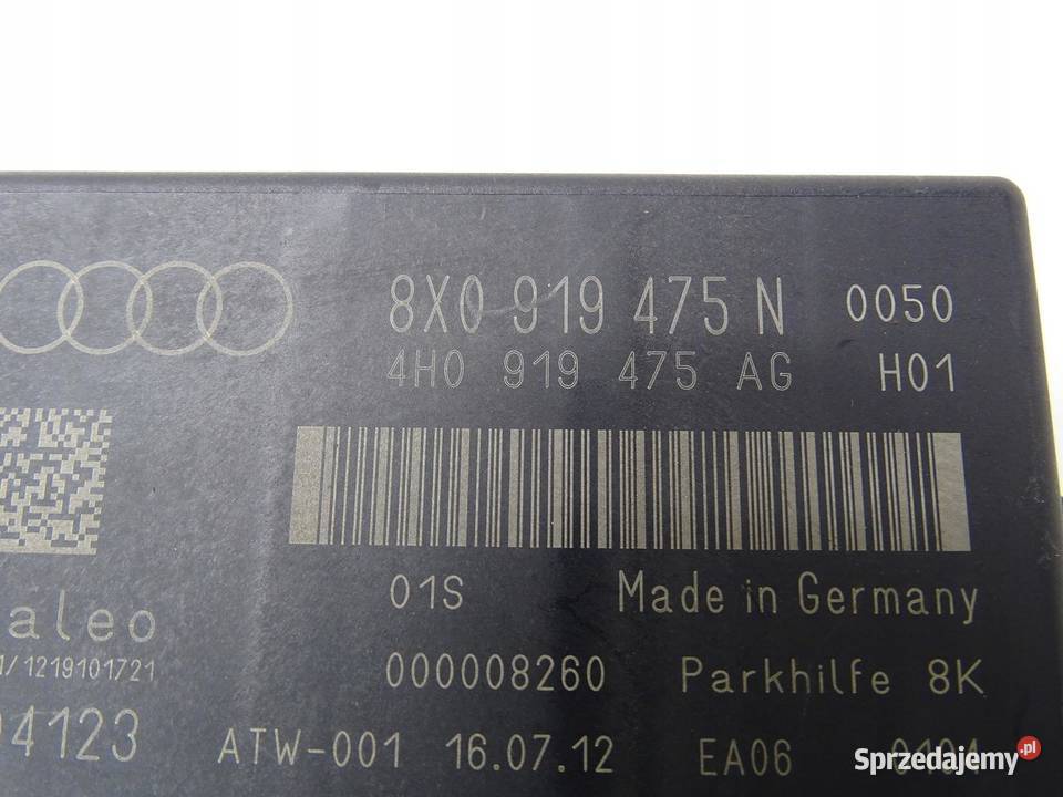 MODUŁ STEROWNIK PARKOWANIA PDC 8X0919475N AUDI osobowe