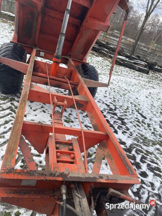 Przyczepa skorupowa 1 osiowa nie tandem Poddębice