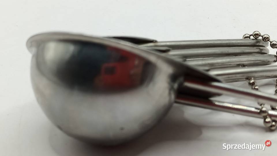 Metalowe marki łyżeczki zestaw 5 sztuk Zamość