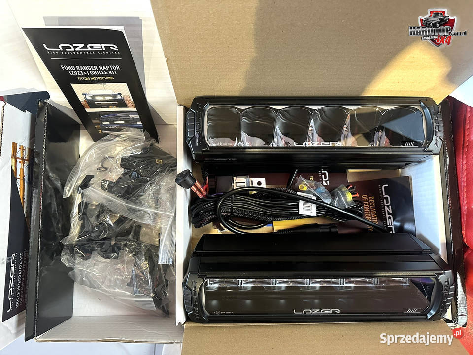 Zestaw dwóch lamp LAZER Elite Ford Ranger Raptor Pasłęk
