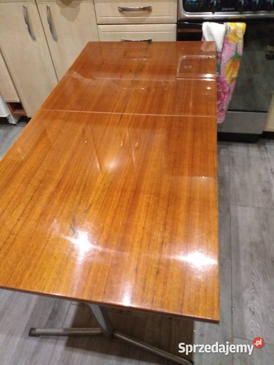 Ława stół rozkładany podnoszony PRL
