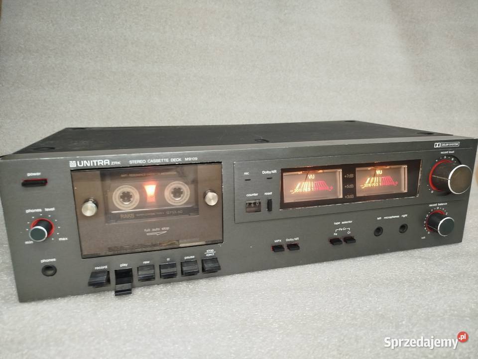 Magnetofon Kasetowy Stereo Deck M9109 Unitra ZRK Zgierz