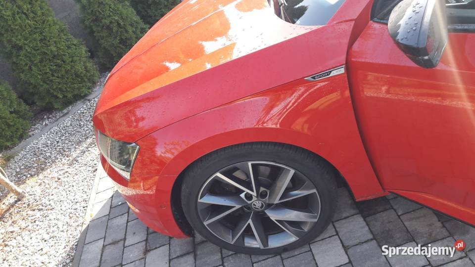Skoda superb 2017r sportline 20 Tdi 190 skórzana tapicerka śląskie Będzin