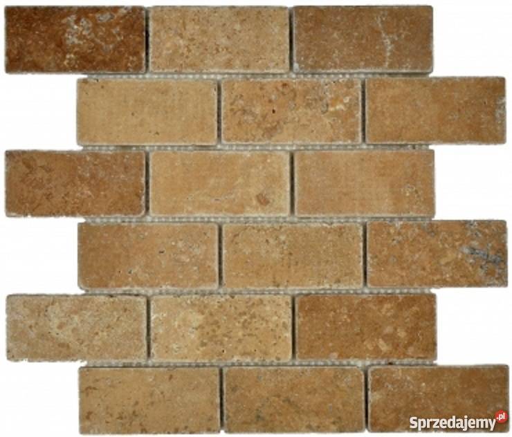 Mozaika Trawertyn Midas Brown 48x10 FM137 Krzywda