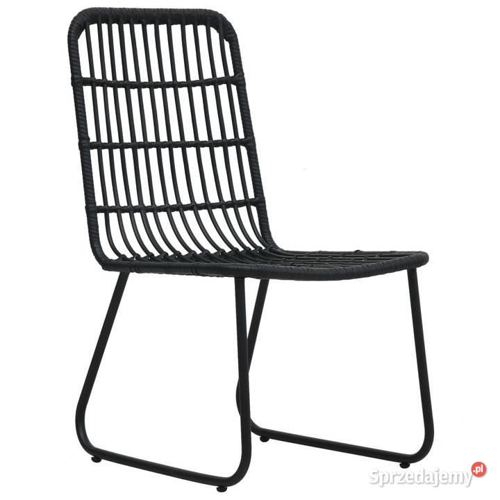 3cz zestaw mebli bistro rattan PE czarny WM48585 Zestawy mebli ogrodowych Warszawa sprzedam