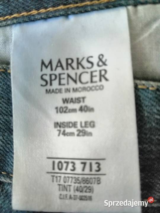 SPODNIE MĘSKIE JEANS