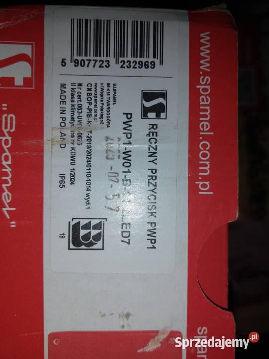 wyłącznik Przeciwpożarowy pwp ręczny przycisk śląskie