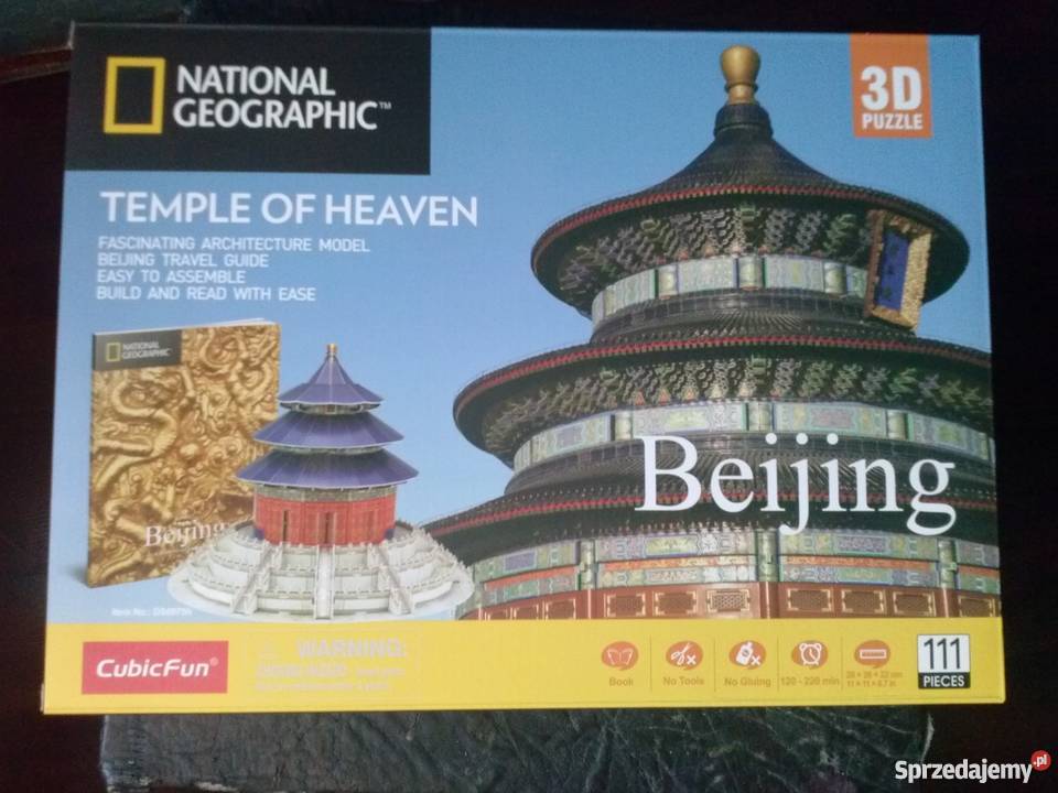 puzzle 3d TEMPLE OF HEAVEN 111el 3 lata+ sprzedam