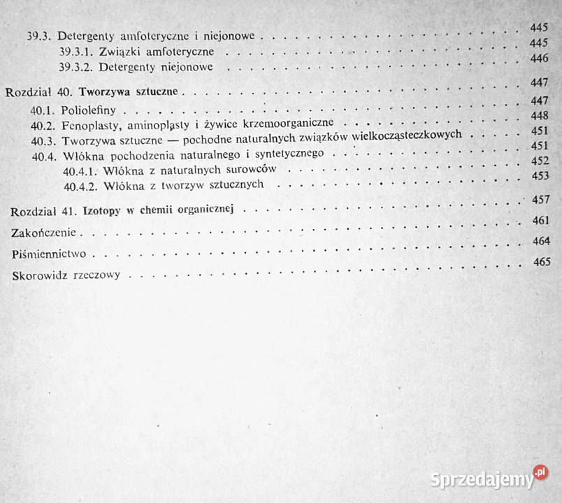 Chemia organiczna Stefan Nyrek Chełm sprzedam
