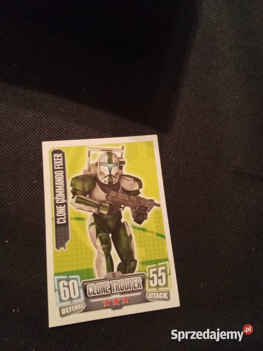 Karta Star wars force attax clone commando fixer Warszawa