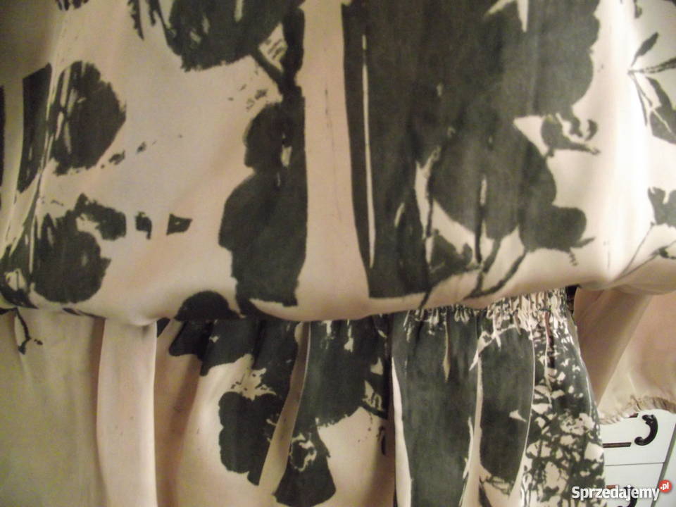 FRANSA JEDWABNA BLUZECZKA ZBLUZOWANA r 42 44 Piła sprzedam