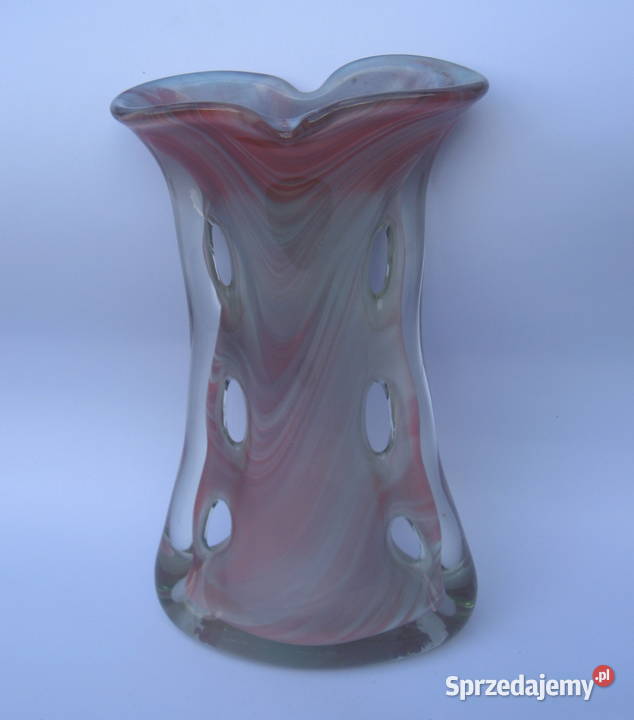 Płetwa Rekina Tarnowiec PRL Wazon Porcelana i szkło Warszawa