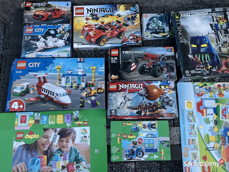 PUSTE PUDEŁKA zestawach LEGO City Bionicle 8894 Klocki Kraków sprzedam