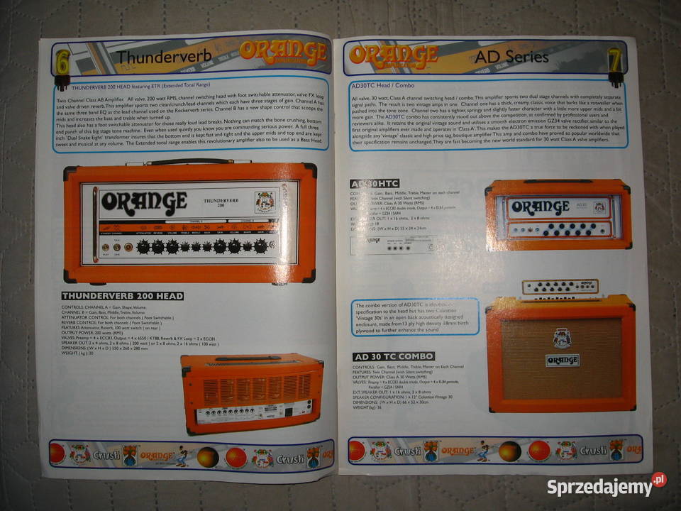 Orange Amps Professional Guitar Amplification pomorskie Kępice