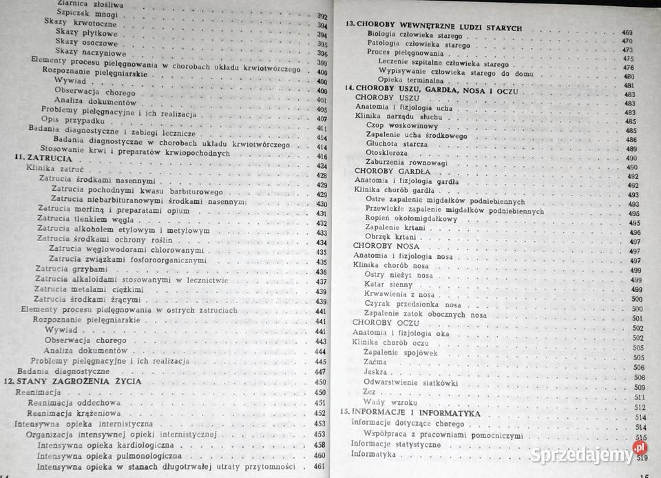 Choroby wewnętrzne Podręcznik szkół medycznych Rok wydania 1989 Chełm