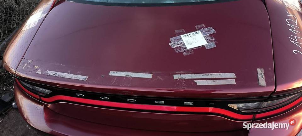 KLAPA DODGE CHARGER LAMPA TYŁ