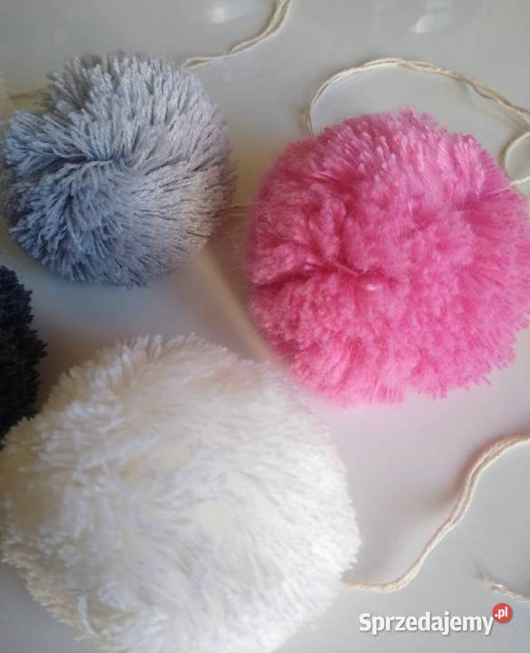 Pompon Pompony Zestaw 5 sztuk Gdańsk sprzedam