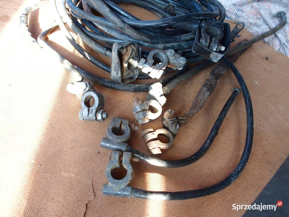 Przewód kabel plus minus do akumulatora klemy Łódź