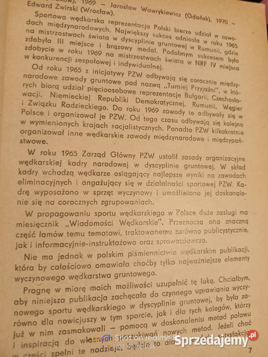 Wędkarstwo sportowe książki Warszawa księgarnia miękka sprzedam