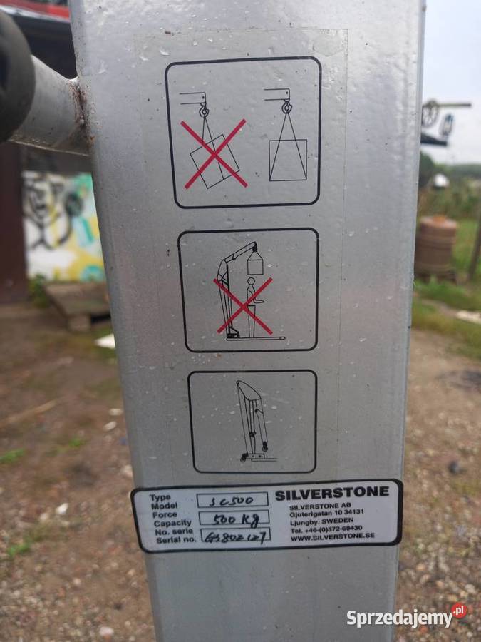 Żuraw warsztatowy do silników Pułtusk