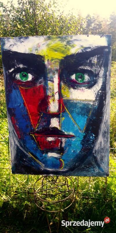 Portret abstrakcja Duży obraz Olsztyn