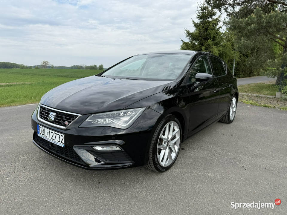 Seat Leon 18TSI CJSA FR 180 140 18 Mode Zadbany czarny dolnośląskie sprzedam
