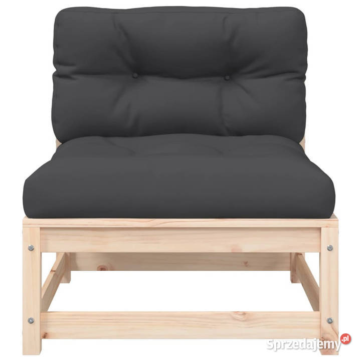 Ogrodowa sofa bez podłokietników z poduszkami i Krzesła ogrodowe Warszawa sprzedam