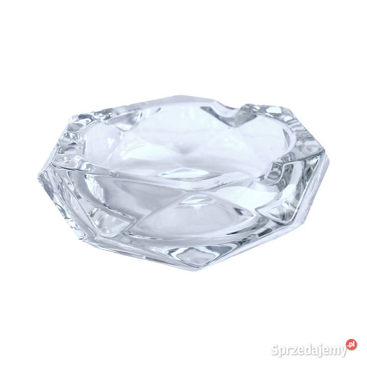 Szklana popielnica Bohemia Czechosłowacja lata Warszawa