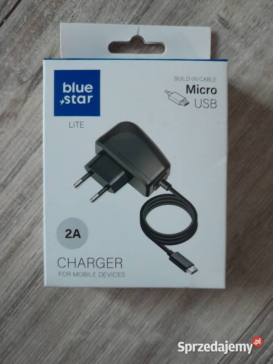Ładowarka sieciowa Blue Star Lite z kablem micro małopolskie Wieliczka