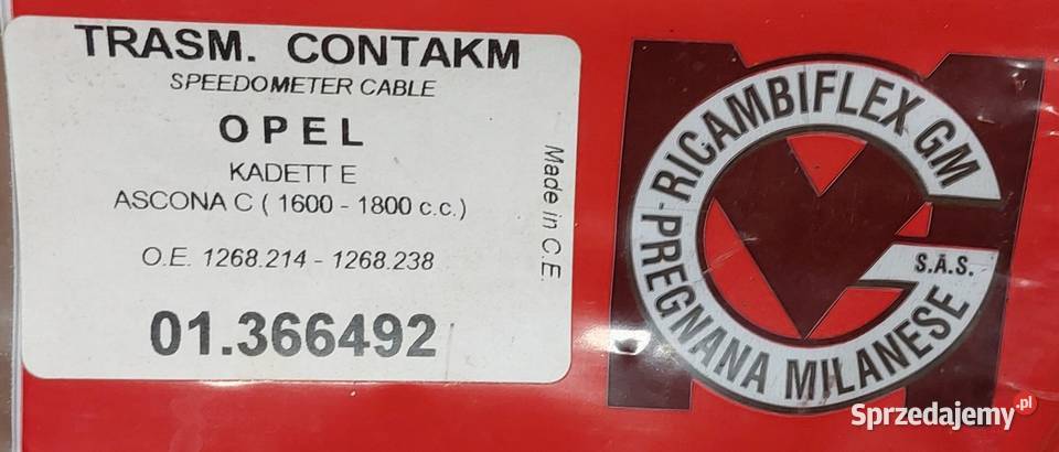 LINKA PRĘDKOŚCIOMIERZA OPEL ASCONA C KADETT E