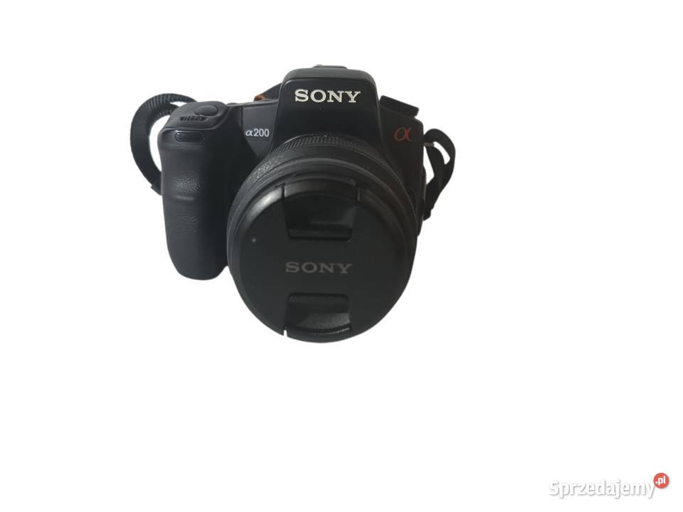 Aparat SONY 200 Obiektyw