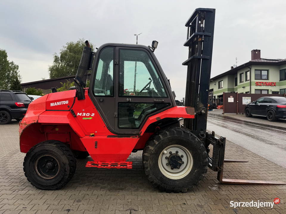 wózek widłowy terenowy MANITOU M302 3000 kabina Działoszyn