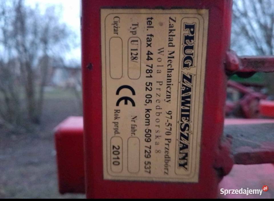 Sprzedam pług zawieszany 3x40 Jagodne sprzedam