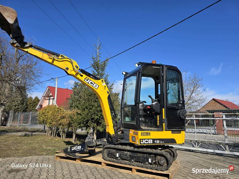 JCB 19 c1 minikoparka 2025 młot 2 łyżki Stalowa Wola