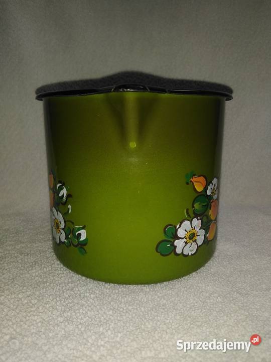 Emaliowany garnuszek z rączką Nowa Karczma