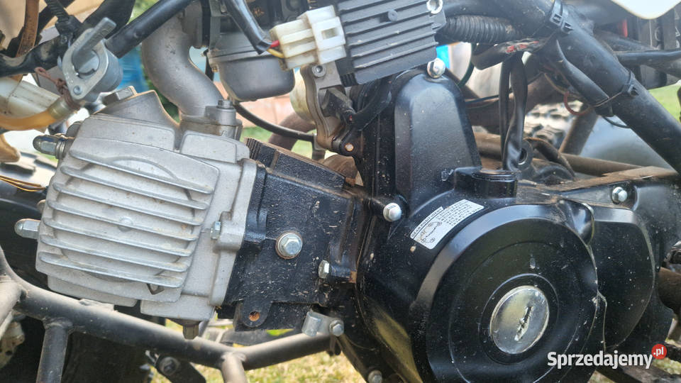 Quad 125cc biały Pozostałe Motocykle, skutery, quady Fanisławiczki