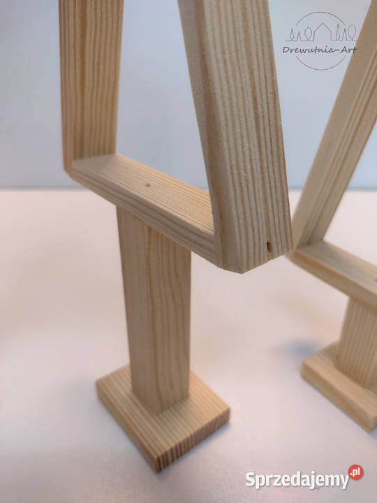 Choinki drewniane baza do ozdabiania 3 Wysokość