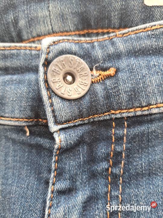 Jeansy Big Star Slim Tapered 34 Trąbki Wielkie