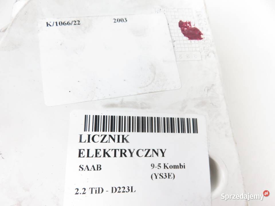 LICZNIK SAAB 95 22 TiD 120 D223L 5374715