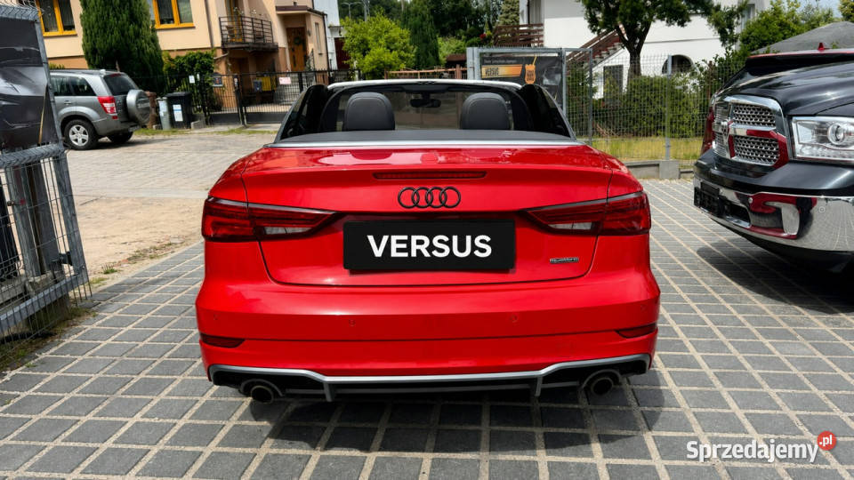 Audi A3 Cabrio Czerwone 20 Tfsi 220 Quattro Kam Gdynia
